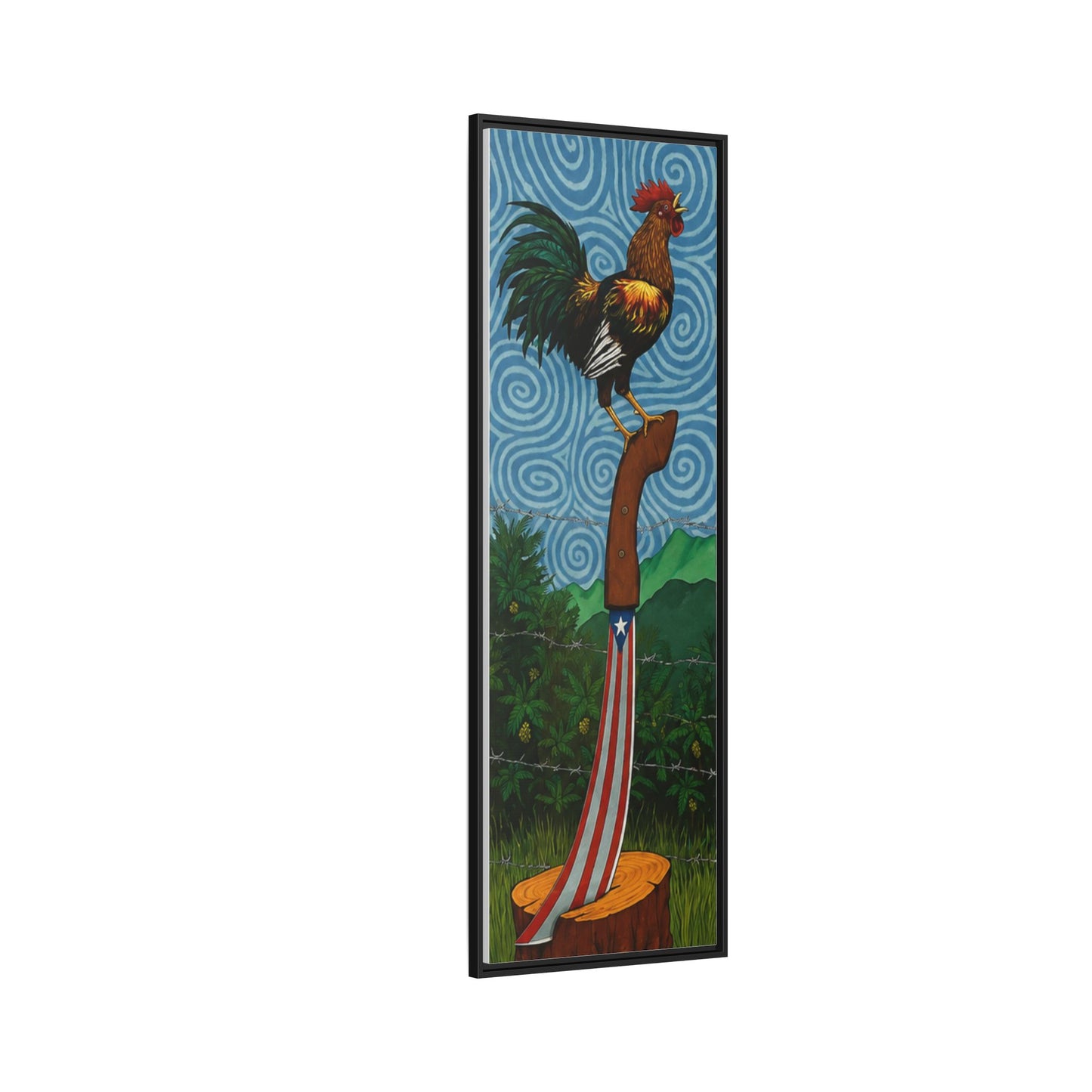 Rooster on Machete (Puerto Rican Folk Art)