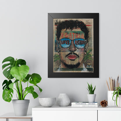 Bad Bunny “I Love America” Framed Poster